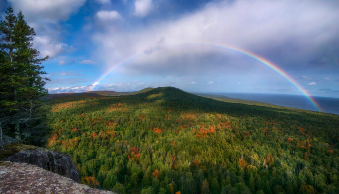 Rainbow, Oberg Mountain, Tofte, MN